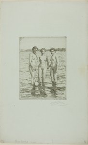 Trzy Gracje autorstwa Anders Leonard Zorn