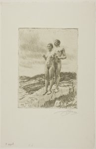Dwójka autorstwa Anders Leonard Zorn
