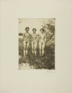 Trzy siostry autorstwa Anders Leonard Zorn