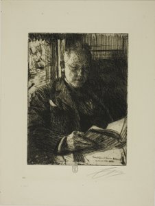 Towarzysz Podróży (Pan Ch. Deering) autorstwa Anders Leonard Zorn