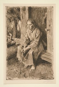 Z białkiem autorstwa Anders Leonard Zorn