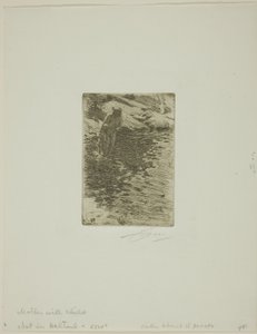 Z jej dzieckiem autorstwa Anders Leonard Zorn