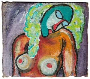 OBURZENIE NA MODIGLIANIEGO - ŚPIĄCA KOBIETA autorstwa Ando Gilardi