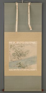 Arashiyama w Śniegu, okres Edo, XIX wiek. autorstwa Ando Hiroshige