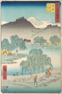 Olej, 1855. , 1855. autorstwa Ando Hiroshige