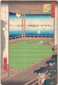 Punkt widokowy na Księżyc, 1857., 1857. autorstwa Ando Hiroshige