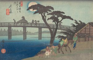 Nagakubo S Tachion. 28. autorstwa Ando Hiroshige
