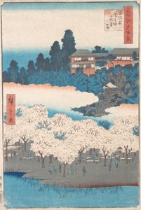 Sendagi Dangozaka, 1856., 1856. autorstwa Ando Hiroshige