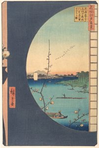 Z Suzaki wyd. , 1857. autorstwa Ando Hiroshige