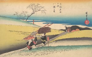 Yase no Sato, ca. 1834., ca. 1834. autorstwa Ando Hiroshige