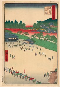 Historia Yatsu Jun c temperatura podłoża w t mięśnie - różnica (mięśnie - różnica - wewnątrz, Yatsukoji) autorstwa Ando Hiroshige