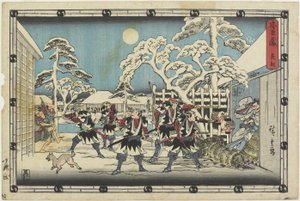 Akt 5 autorstwa Ando or Utagawa Hiroshige
