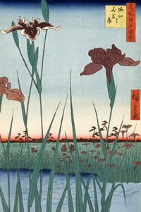 Horikiri s jest r Den przez Hiroshige Utagawa autorstwa Ando or Utagawa Hiroshige