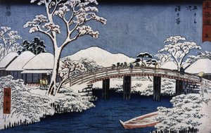 Japan sleep and ds cape autorstwa Hiroshige teje ridge (Hiroshige Utagawa) autorstwa Ando or Utagawa Hiroshige