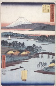 Kawasaki autorstwa Ando or Utagawa Hiroshige