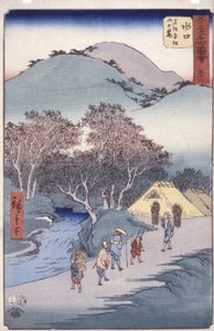 małe usta autorstwa Ando or Utagawa Hiroshige