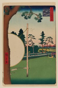 Takata Riding Grounds autorstwa Ando or Utagawa Hiroshige