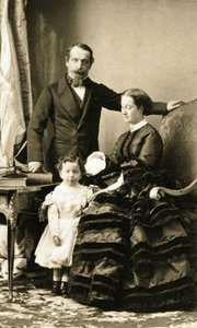 Cesarz Napoleon III i jego rodzina autorstwa Andre Adolphe Eugene Disderi