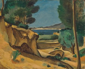 Krajobraz wokół La Ciotat autorstwa Andre Derain