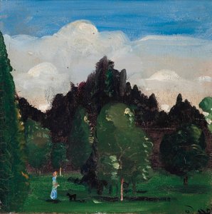 Krajobraz Ile-de-France autorstwa Andre Derain