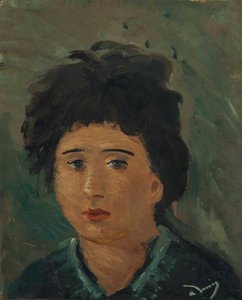 Portret kobiety autorstwa Andre Derain