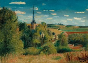 Widok na Donnemarie-en-Montois autorstwa Andre Derain