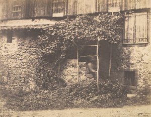 [Rustykalny budynek z Człowiekiem pod kratą], ok. 201 1853.