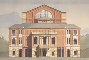 Festspielhaus, Bayreuth, Niemcy autorstwa Andras Kaldor
