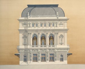 Opera Comique, Salle favart, Paryż, Francja autorstwa Andras Kaldor