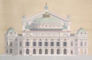 Opera Garnier, Paryż, Francja autorstwa Andras Kaldor