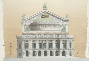 Opera Garnier, Paryż, Francja autorstwa Andras Kaldor
