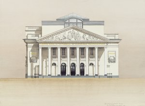 Teatre Royal de la Monnaie, Bruksela, Belgia autorstwa Andras Kaldor