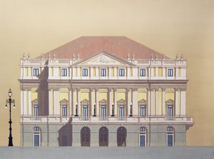 Teatro alla Scala, Mediolan, Włochy autorstwa Andras Kaldor