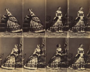 Klara Silvois, 1861. autorstwa Andre Adolphe Eugene Disderi