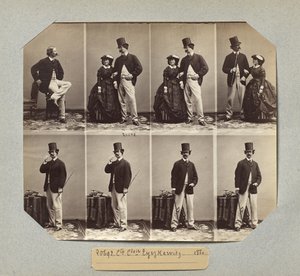 Hrabia i hrabina Tyszkiewiczowie autorstwa Andre Adolphe Eugene Disderi