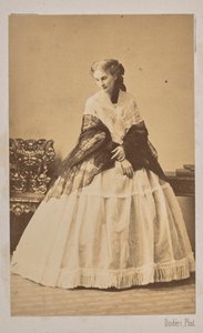 Księżna Sofia de Morny 1838-1896, urodzona jako hrabina Trubetskaya, 1862. autorstwa Andre Adolphe Eugene Disderi