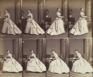 Estera Dawida, 1866. autorstwa Andre Adolphe Eugene Disderi