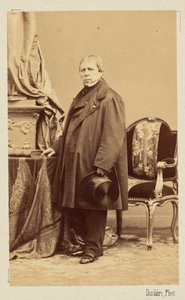 Jean-Auguste-Dominique Ingres, ok. 1860. autorstwa Andre Adolphe Eugene Disderi