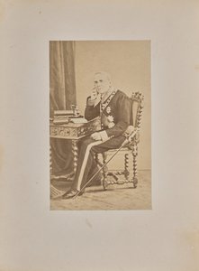 Jego Ekscelencja hrabia Louis Cibrario autorstwa Andre Adolphe Eugene Disderi
