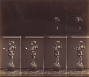 Kuglarz Manoel, 1861. autorstwa Andre Adolphe Eugene Disderi
