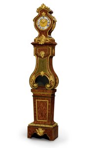 Regencja ćwierć uderzający regulator, mechanizm Thureta, ok. 1720 (oprawa ormolu, inkrustowany mosiądzem Boulle róg barwiony na niebiesko i drewno królewskie) (patrz także 469018)