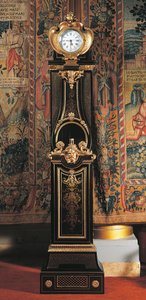 Zegar wahadłowy w stylu Ludwika XIV, przypisywany Andre-Charles Boulle, Francja