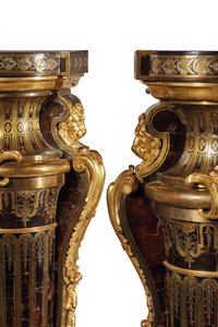 Para cokołów Ludwika XIV autorstwa Andre Charles Boulle