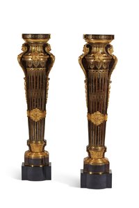 Para cokołów Ludwika XIV, 1700-15 autorstwa Andre Charles Boulle