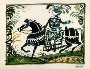 Jeździec z pióropuszem autorstwa Andre Derain