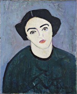 Madame Derain w zieleni autorstwa Andre Derain