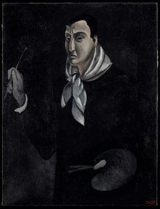 Portret artysty, ok. 1912-14 (olej na płótnie) autorstwa Andre Derain