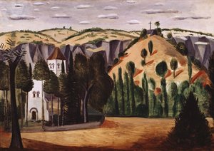 Kościół w Vers autorstwa Andre Derain