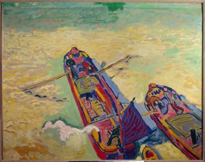 Dwie barki autorstwa Andre Derain