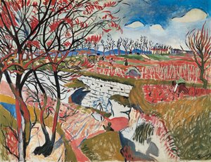 Winnice wiosną autorstwa Andre Derain